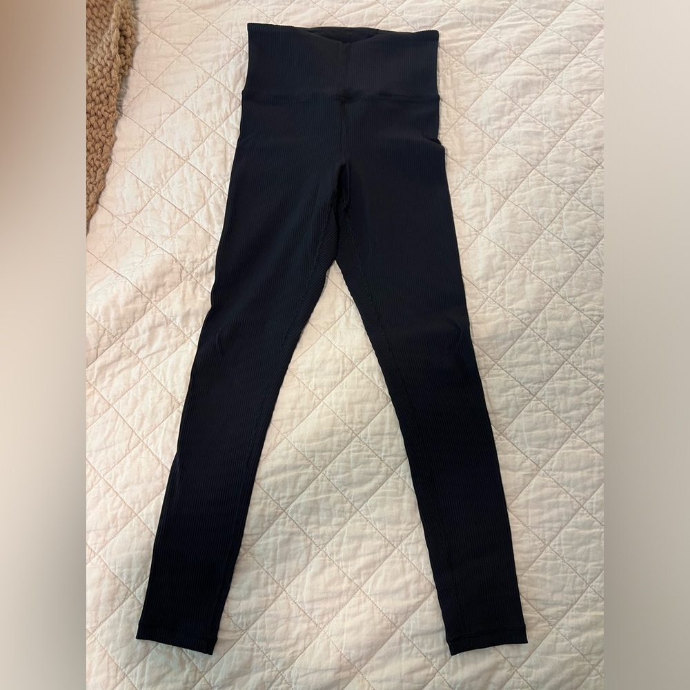 Athleta Elation Rib Tight, Black
